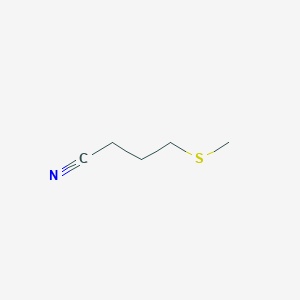 molecular formula C5H9NS B020131 丁腈，4-(甲硫基)- CAS No. 59121-24-3