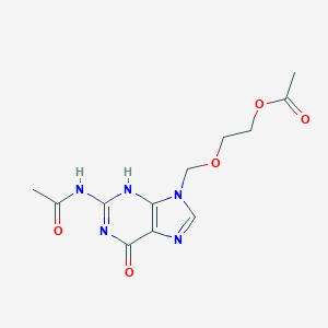 molecular formula C12H15N5O5 B020140 Diacetylacyclovir CAS No. 75128-73-3