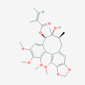 molecular formula C28H34O9 B201759 Tigloylgomisin P CAS No. 69176-51-8