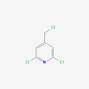 molecular formula C6H4Cl3N B020185 2,6-二氯-4-(氯甲基)吡啶 CAS No. 101990-72-1
