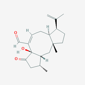 molecular formula C20H28O3 B020199 Traversianal CAS No. 108605-66-9