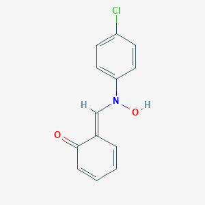 B020242 (6E)-6-[(4-chloro-N-hydroxyanilino)methylidene]cyclohexa-2,4-dien-1-one CAS No. 19865-61-3