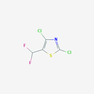B020269 2,4-Dichloro-5-(difluoromethyl)thiazole CAS No. 105315-43-3