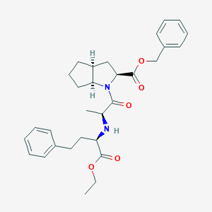 2-[N-[(R)-1-Ethoxycarbonyl-3-phenylpropyl]-L-alanyl]-(1S,3S,5S)-2-azabicyclo[3.3.0]octane-3-carboxylic Acid, Benzyl Ester