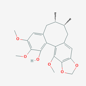 molecular formula C22H26O6 B203594 (-)-Gomisin L1 CAS No. 82425-43-2