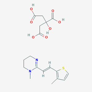 molecular formula C18H24N2O7S B020397 莫兰特柠檬酸盐 CAS No. 69525-81-1