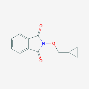 molecular formula C12H11NO3 B020475 2-(环丙基甲氧基)-1H-异吲哚-1,3(2H)-二酮 CAS No. 113211-15-7