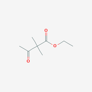 molecular formula C8H14O3 B020483 2,2-二甲基-3-氧代丁酸乙酯 CAS No. 597-04-6
