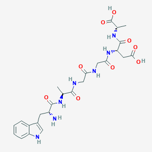 molecular formula C25H33N7O9 B020493 delta-Sleep-inducing peptide (1-6) CAS No. 103122-89-0