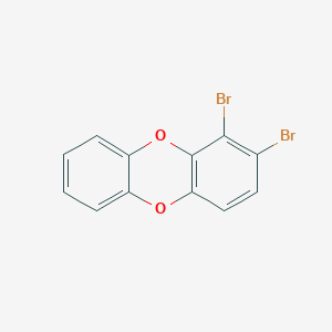 molecular formula C12H6Br2O2 B020518 1,2-Dibromodibenzo-p-dioxin CAS No. 103456-37-7