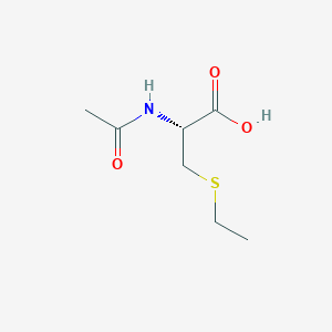 molecular formula C7H13NO3S B020520 N-Acetyl-S-ethyl-L-cysteine CAS No. 31386-36-4