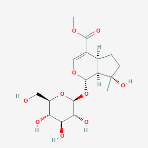 molecular formula C17H26O10 B205798 Mussaenoside CAS No. 64421-27-8