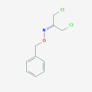 molecular formula C10H11Cl2NO B020639 1,3-二氯-丙烷-2-酮 O-苄基肟 CAS No. 188125-86-2