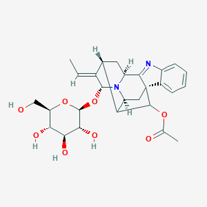 molecular formula C27H32N2O8 B206716 Raucaffricine CAS No. 31282-07-2