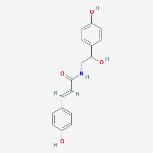 molecular formula C17H17NO4 B206849 N-trans-p-Coumaroyloctopamine CAS No. 66648-45-1