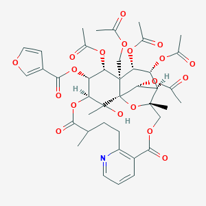 molecular formula C41H47NO19 B207125 Wilforgine CAS No. 37239-47-7