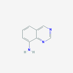 molecular formula C8H7N3 B020722 喹唑啉-8-胺 CAS No. 101421-74-3