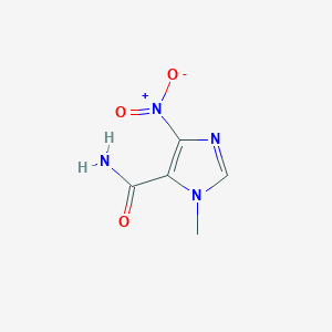 molecular formula C5H6N4O3 B020737 1-Méthyl-4-nitro-1H-imidazole-5-carboxamide CAS No. 5413-88-7