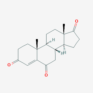 molecular formula C19H24O3 B020797 雄甾-4-烯-3,6,17-三酮 CAS No. 2243-06-3