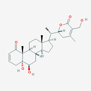 molecular formula C28H40O6 B020810 毛蕊苣内酯 D CAS No. 19891-82-8