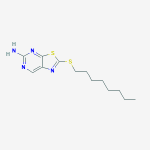 B020811 5-Amino-2-(octylthio)thiazolo[5,4-d]pyrimidine CAS No. 19844-43-0