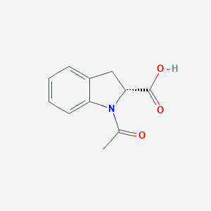 B020847 (2R)-1-Acetyl-2,3-dihydro-1H-indole-2-carboxylic acid CAS No. 103476-80-8