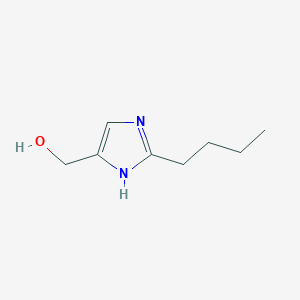 molecular formula C8H14N2O B020948 2-Butyl-5-hydroxymethylimidazole CAS No. 68283-19-2