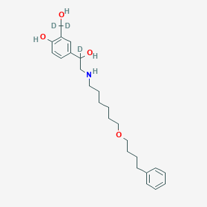 molecular formula C25H37NO4 B020994 Salmeterol-d3 CAS No. 497063-94-2
