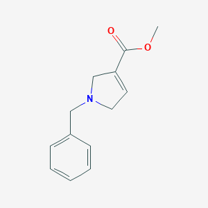 molecular formula C13H15NO2 B021014 Methyl 1-benzyl-2,5-dihydro-1H-pyrrole-3-carboxylate CAS No. 101046-34-8
