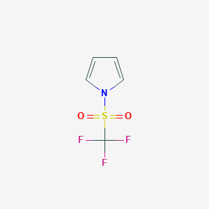 molecular formula C5H4F3NO2S B021015 1-(Trifluoromethanesulfonyl)-1H-pyrrole CAS No. 109057-09-2