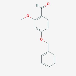 molecular formula C15H14O3 B021105 4-苄氧基-2-甲氧基苯甲醛 CAS No. 58026-14-5