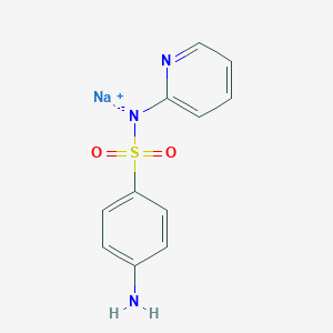 molecular formula C11H10N3NaO2S B021114 磺胺吡啶钠 CAS No. 127-57-1