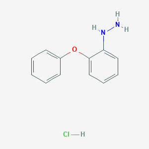 molecular formula C12H13ClN2O B021116 (2-苯氧基苯基)肼盐酸盐 CAS No. 109221-96-7