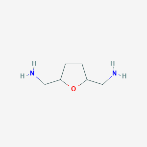 molecular formula C6H14N2O B021127 2,5-双(氨甲基)四氢呋喃 CAS No. 66918-21-6