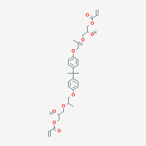 molecular formula C33H44O10 B021151 双酚A丙氧基甘油二丙烯酸酯 CAS No. 105650-05-3