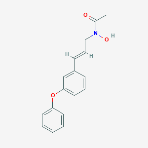 B021160 N-(3-phenoxycinnamyl)acetohydroxamic acid CAS No. 106328-57-8