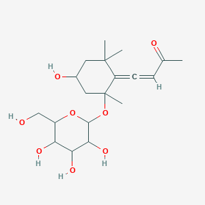 molecular formula C19H30O8 B211780 枸橼苷 B CAS No. 120330-44-1