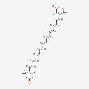 molecular formula C40H54O2 B211818 3'-羟基艾奇酮 