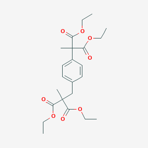 B021229 Diethyl 2-[4-(2,2-Dicarboethoxypropyl)phenyl]-2-methyl Malonate CAS No. 189287-72-7