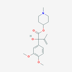 B021237 1-Methyl-4-piperidyl 3,4-dimethoxyphenyl(isopropenyl)glycolate CAS No. 101710-94-5