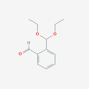 molecular formula C12H16O3 B021252 2-(二乙氧基甲基)苯甲醛 CAS No. 103890-70-6