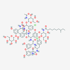 molecular formula C89H99Cl2N9O33 B021256 泰妙菌素 A2 因子 4 CAS No. 91032-37-0