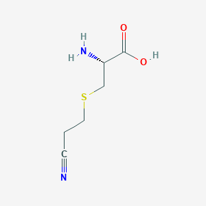 molecular formula C₆H₁₀N₂O₂S B021257 S-(2-氰乙基)半胱氨酸 CAS No. 3958-13-2