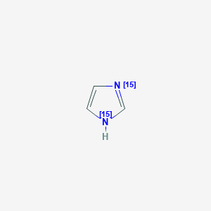 molecular formula C3H4N2 B021264 咪唑-15N2 CAS No. 74362-46-2
