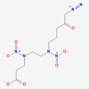 B021274 beta-ALANINE, N-(2-((5-DIAZO-4-OXOPENTYL)NITROAMINO)ETHYL)-N-NITRO- CAS No. 102516-67-6