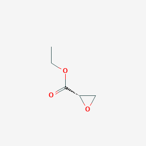 molecular formula C5H8O3 B021287 （2S）-环氧乙烷-2-羧酸乙酯 CAS No. 111058-34-5