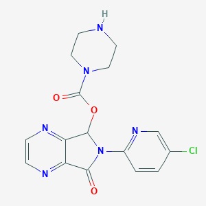 molecular formula C₁₆H₁₆Cl₂N₆O₃ B021310 N-Desmethylzopiclone CAS No. 59878-63-6