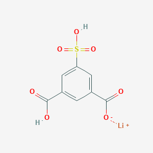 molecular formula C8H6O7S.Li B213157 5-磺基异酞酸单锂盐 CAS No. 46728-75-0