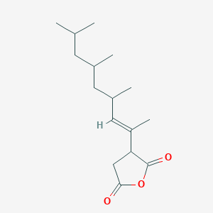 molecular formula C16H26O3 B213159 2,5-呋喃二酮，二氢-3,3,4,4-四-1-丙烯基- CAS No. 26544-38-7