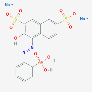 molecular formula C16H11AsN2Na2O10S2 B213161 Thorin CAS No. 3688-92-4